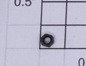 Lionel 700E-176 Black Handrail Stanchion Nut (4) - Picture 1 of 2