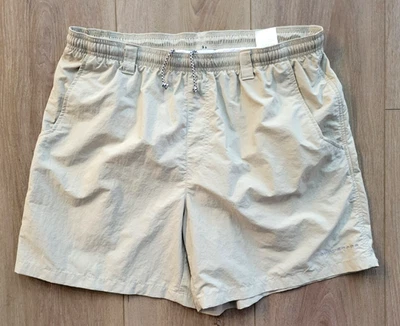 Pantalones Cortos de Pesca Columbia PFG Para Hombres Grandes Bronceados Omni Tono Equipo de Rendimiento Foto 1 de 4