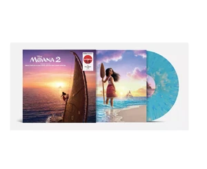 Various Artists - Moana 2 Soundtrack (Exclusive, Blue Splatter Vinyl LP) - NEW ! - Picture 1 of 1