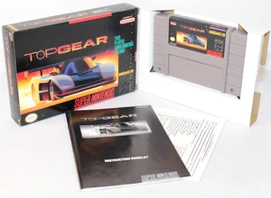 Top Gear SNES Super Nintendo komplett CIB sehr guter Zustand mit Reg! Selten! - Bild 1 von 16