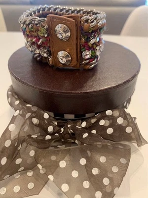 Pulsera Henri Bendel Cadena Piedras Colorido Precioso Artículo Raro Moda SE069 Foto 1 de 4