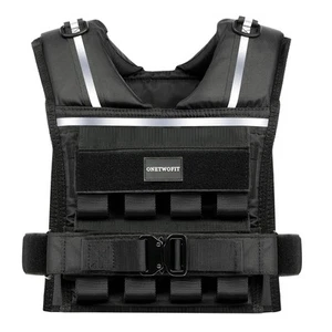 Adjustable Weighted Vest Men 2-35 LBS, Rucking Vests for Walking with Reflect... - Picture 1 of 8