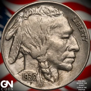 1930 P Buffalo Nickel B3311 - Picture 1 of 2