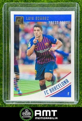 2018 Panini Donruss #2 Luis Suarez Press Proof Canvas 11/25 FC Barcelona - Image 1 of 3