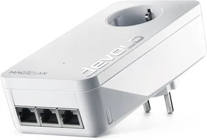 devolo Magic 2 LAN Triple Adapter für stabiles Heimnetzwerk durch Stromkabel, - Bild 1 von 3