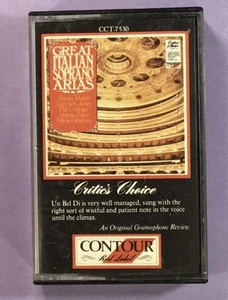 Great Italian Soprano Arias, Various Artists, Audio Vcassette Tape - Picture 1 of 4