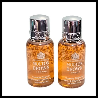 2 x Gel de baño y ducha Molton Brown London Heavenly Gingerlily 1 fl oz NUEVO Foto 1 de 4