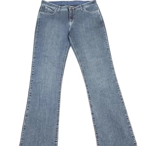 Wrangler Q-Baby Jeans Damen 11/12 x 32 blau Bootcut Strass Taschen Stretch - Bild 1 von 9