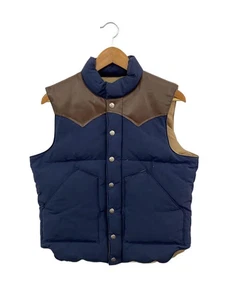 SUGAR CANE down Vest Navy M Used - Picture 1 of 5