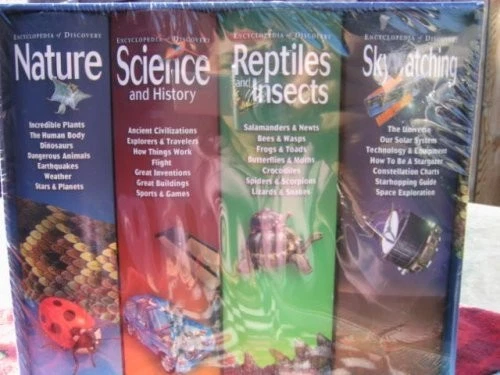ENCYCLOPEDIA of DISCOVERIES : 4-BOOK-BOX SET (4-Volume-set: Nature, Science ... - Image 1 of 1