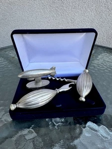 Solid Silver 925 Cased Spanish Bar /Cocktail Set By Pedro Duran Morales - Picture 1 of 11