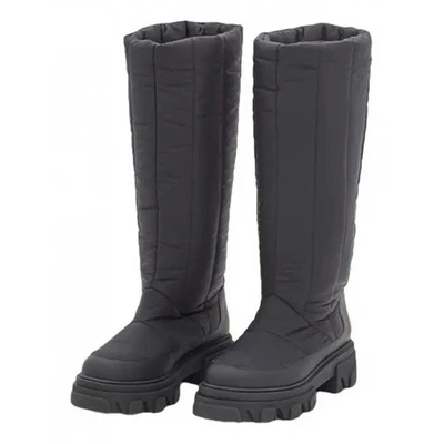 Gia Borghini Gia 19 padded nylon knee-high boots - Bild 1 von 4