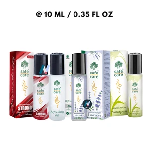 SAFECARE MIX Strong Minyak Angin Aromatherapy Essential Oil Roll On Nausea 4PCS - Picture 1 of 18