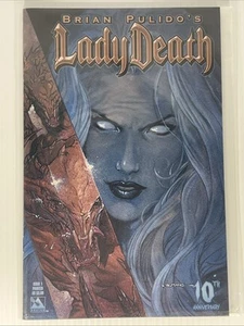 Brian Pulido's Lady Death 10th Anniversary #1 Hughes Painted Cover Chaos 2004 NM - Picture 1 of 10
