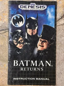 Batman Returns Manual - Sega Genesis - Imagen 1 de 7