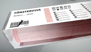 IKEA FONSTERVIVA Panel Curtain Light Blind, Red Natural 24x118" NEW 404.495.21 - Picture 1 of 10