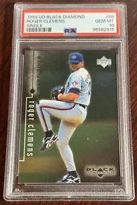 1999 ROGER CLEMENS UD BLACK DIAMOND FOIL SINGLE #88 PSA 10 BLUE JAY (915) - Picture 1 of 2