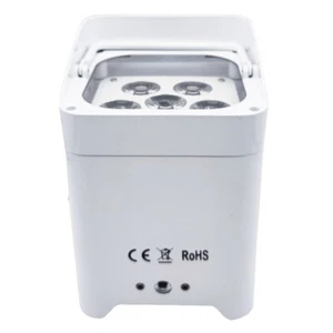Wedding Uplight 6x18w RGBWA+UV 6 in 1 led par light wireless battery & Remote - Picture 1 of 9
