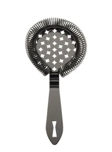 Mercer Barfly Classic Hawthorne Spring Bar Strainer | Gun Metal Black - Picture 1 of 1