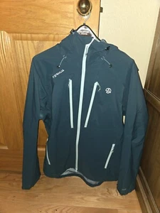 Ternua Nakur Jacket WINTER RAIN BREATHABLE Ski Alpine Technical Green Mens US M - Picture 1 of 3