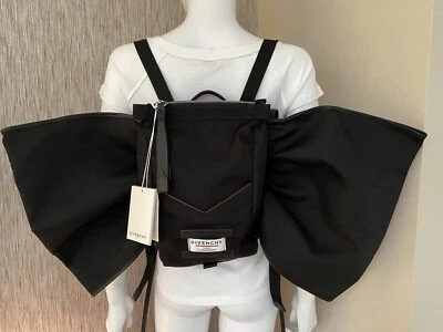 MOCHILA GIVENCHY ALTA COSTURA DESMONTABLE ALAS/ARCO VENTA AL POR MENOR £1390 HECHA EN ITALIA Foto 1 de 4