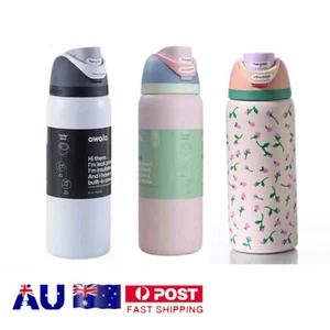32oz Owala Urban Outfitters Exclusive Tied and Ture FreeSip Blue Bow Bottle Gift - Picture 1 of 14