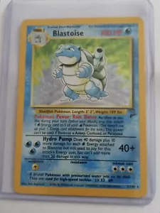 Pokemon Blastoise Base Set 2 2/130 2000. Rare Halo - Picture 1 of 2