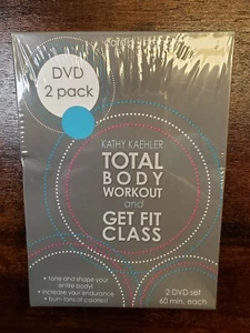 Kathy Kaehler Total Body Workout and Get Fit Class  (DVD 2 Pack) At Home Fitness - Picture 1 of 2