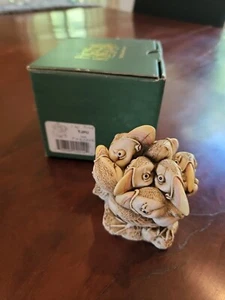 Harmony Kingdom In Fine Feather Puffins Birds UK Made Box Figurine - Picture 1 of 3
