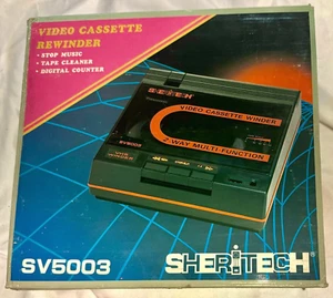 Sheritech VHS Winder Vintage Super Rare Plays Song When Done SV5003 - NEW - Picture 1 of 6
