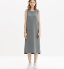 Madewell Sleeveless Tee Midi Dress Sun Dress Summer Sundress Size L Gray