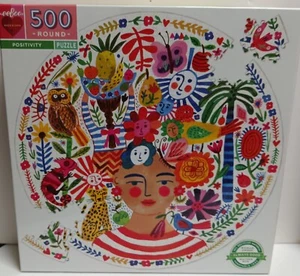 EEBOO 500 ROUND PIECE POSITIVITY PUZZLE - Picture 1 of 3