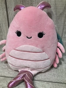 NUEVO Squishmallows 7” Simone el Camarón Peluche Peluche Rosa Lindo Juguete Suave - Imagen 1 de 8
