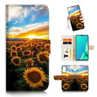 ( For Nokia G22 ) Wallet Flip Case Cover Aj24253 Sun Flower Sunflower