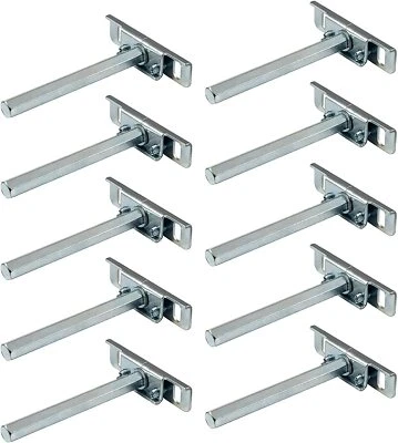 10x Tablarträger unsichtbar Regal Bodenträger Regalträger Regalbodenträger Stahl - Bild 1 von 4