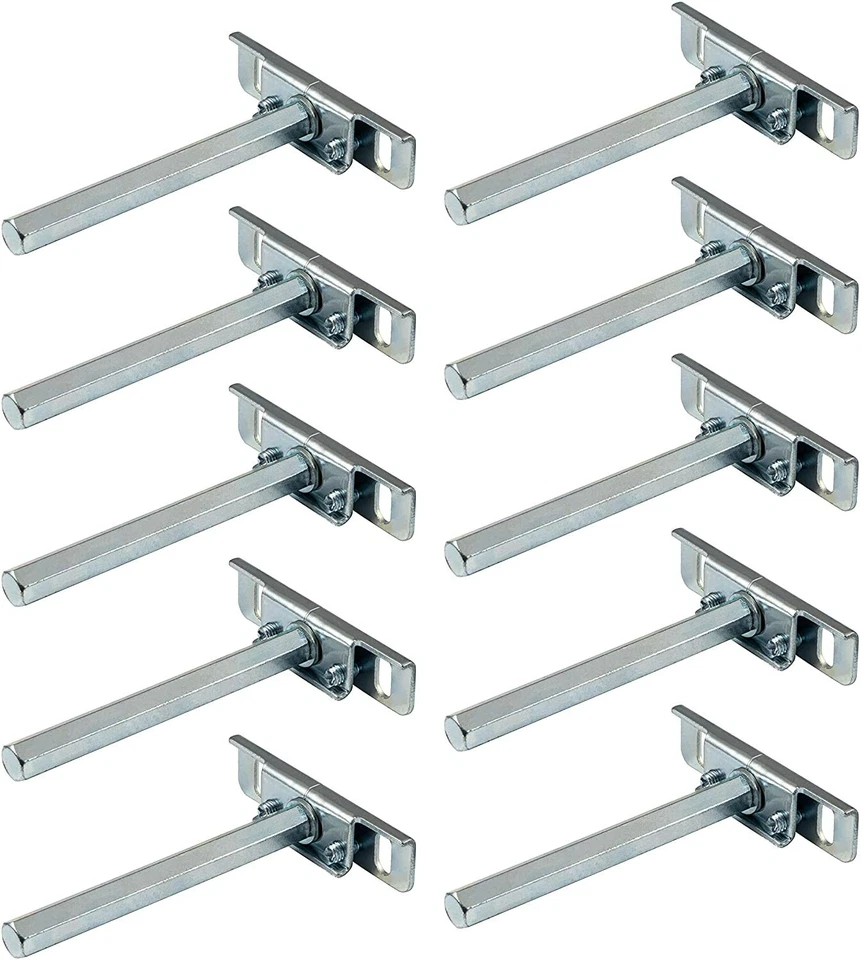 10x Tablarträger unsichtbar Regal Bodenträger Regalträger Regalbodenträger Stahl