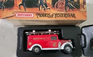 Matchbox YFE10 Fire Engine Series 1937 GMC Rescue Squad Van YFE10
