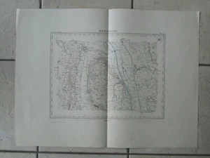 carte topographique de MÜNSINGEN et sa région (Bade-Wurtemberg), 1871. - Picture 1 of 6