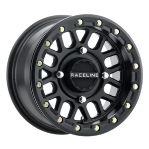 RACELINE A93B Podium Beadlock 15X6 4X137 ET40 Black True Beadlock (Qty of 1) - Picture 1 of 2