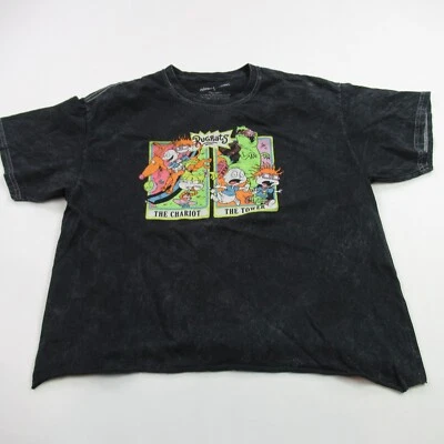 Camisa Rugrats Mujer Grande Manga Corta Ligera Negra Nickelodeon Foto 1 de 4