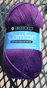 Hilo Berroco Comfort en púrpura #9722 - NUEVO Y de un hogar libre de humo - Imagen 1 de 4
