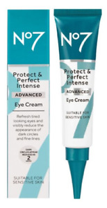Boots No7 Protect & Perfect Intense ADVANCED Eye Cream 1 x 15ml Boxed - NEW!!!!!