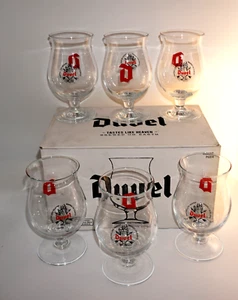 Duvel Brauspezialitäten Biergläser 6er Set Gläser Bier 330 cl Heaven Bar NEU