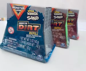 Monster Jam Monster Dirt Nachfüllpackung 3er-Pack - Kinetic Sand - 5 Unzen pro Packung - Bild 1 von 3