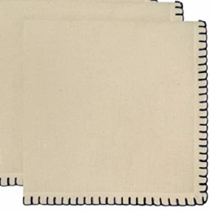 Park B Smith Metro Farmhouse Natural Ivory Fabric Napkins 2-Pack Napkin Set NEW - Picture 1 of 1