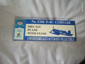 Model Power Postage Stamp Planes Blue Range 1/100 Vought F4U Corsair No.5356 - Picture 1 of 6