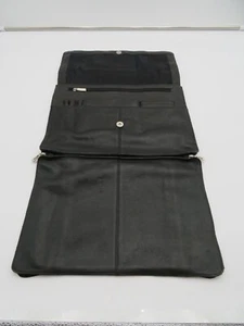 Bellino Leather Portfolio Professional Organizer Trizec Pockets Card Holder Zip - Picture 1 of 22