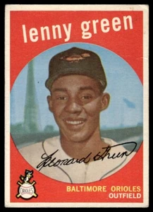 1959 Topps Lenny Green Baltimore Orioles #209 - Picture 1 of 2