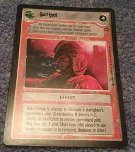 1996 Star Wars Customizable Card Game: A New Hope Expansion Set Eject! - Picture 1 of 11