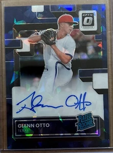 2022 Panini Donruss Optic Rated Rookies Auto Cracked Ice Navy GLENN OTTO (#29/35 - Picture 1 of 2